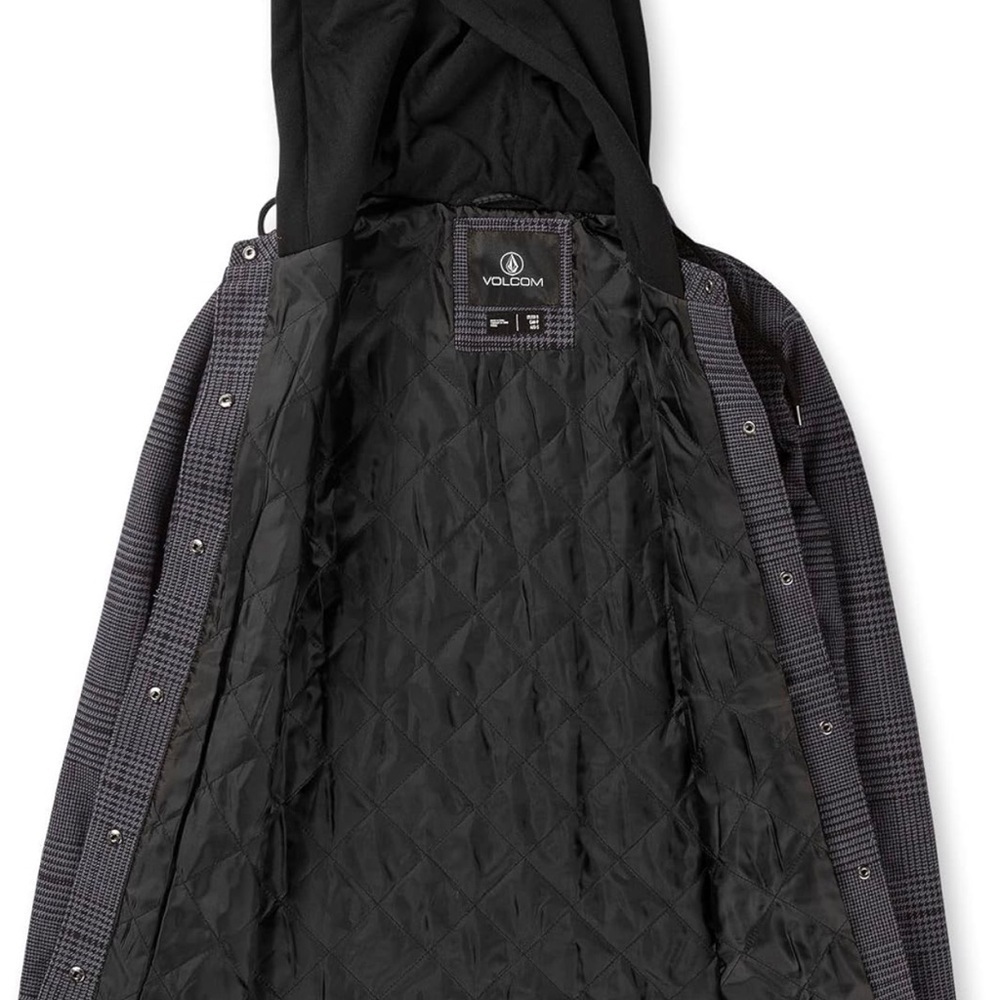 Volcom Navy Plaid winter snow Jacket - Picture 8 of 13